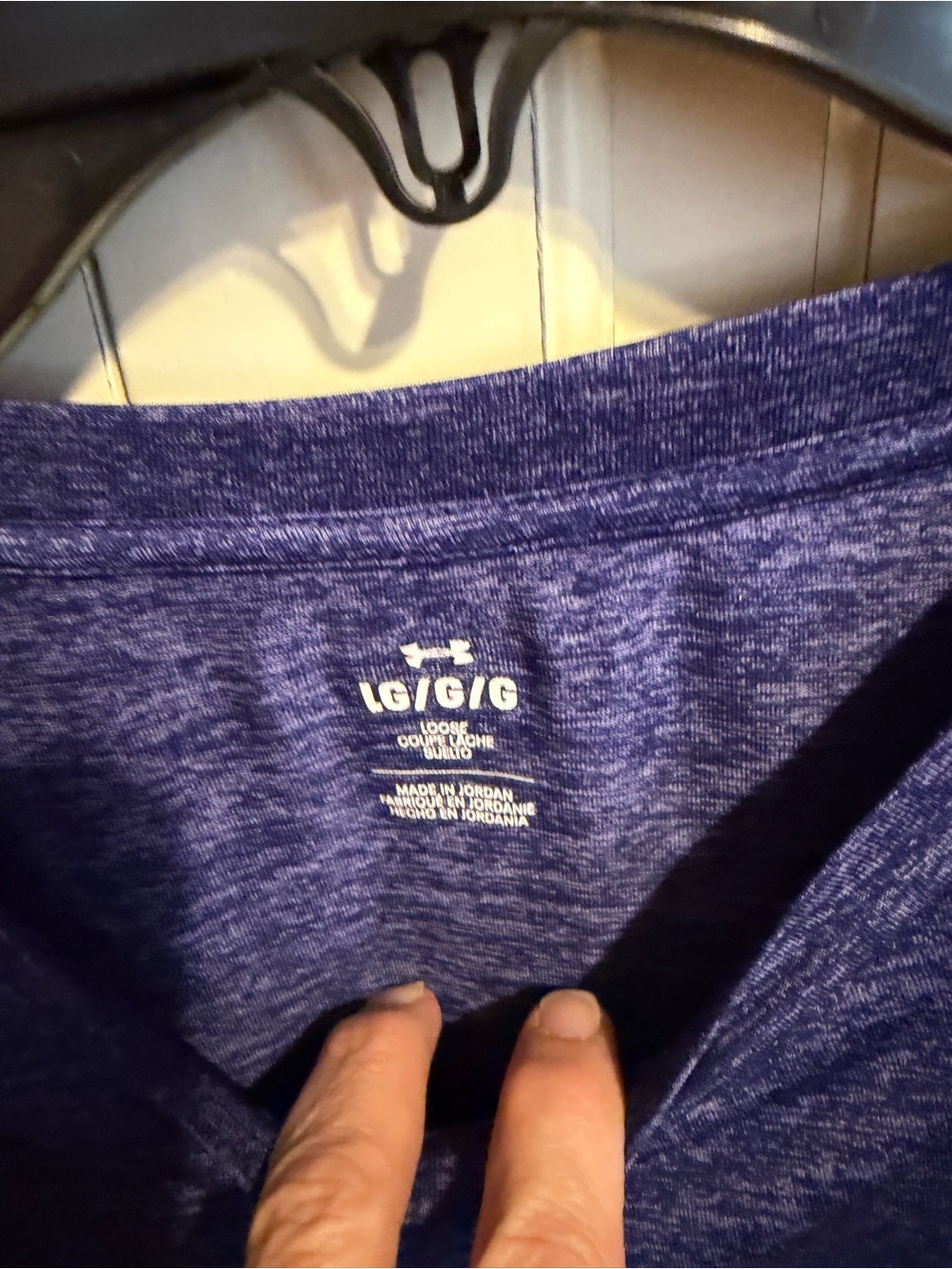 Under Armour Women’s Purple Performance Tee - Picture 3 of 3